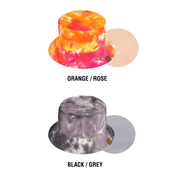 C.C Tie Dye Accent Bucket Hat