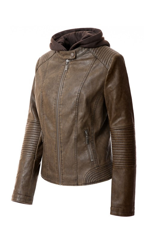 Women's PU Jacket