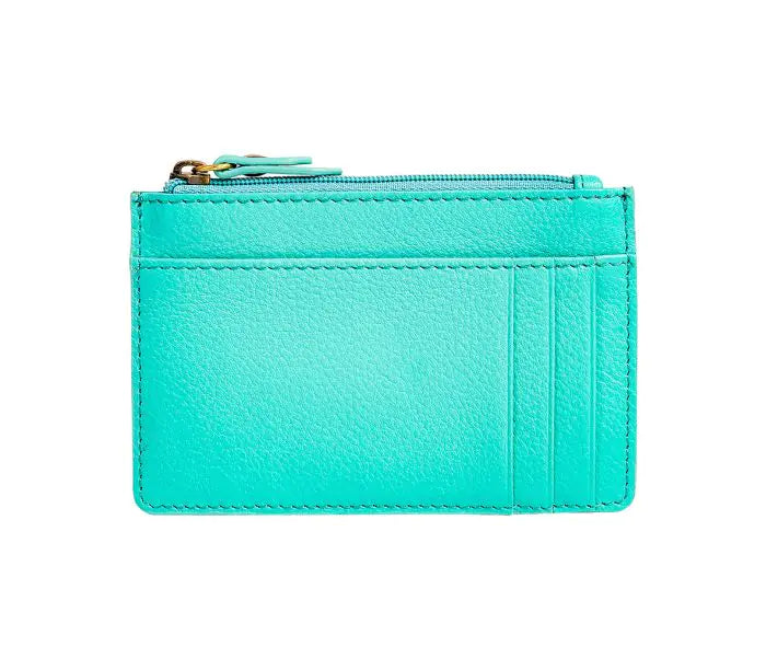 Foothill Creek Double Credit Card Holder in Turqouise