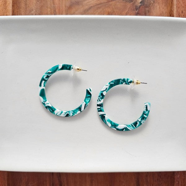 Camy Hoops - Sea Green