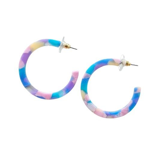 Camy Hoops - Watercolor