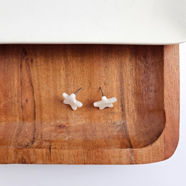 Starfish Studs - Ivory