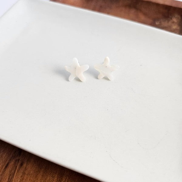 Starfish Studs - Ivory