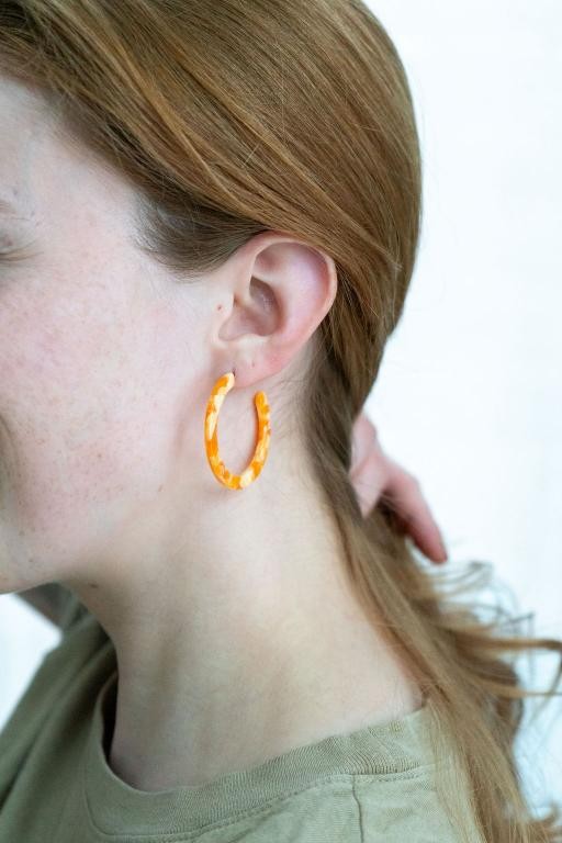 Camy Hoops - Orange