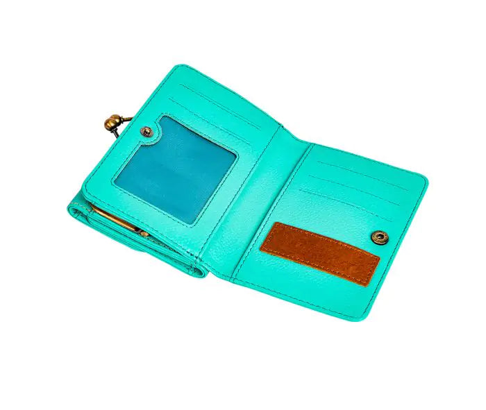 Gypsum Trail Coin Purse in Turquoise