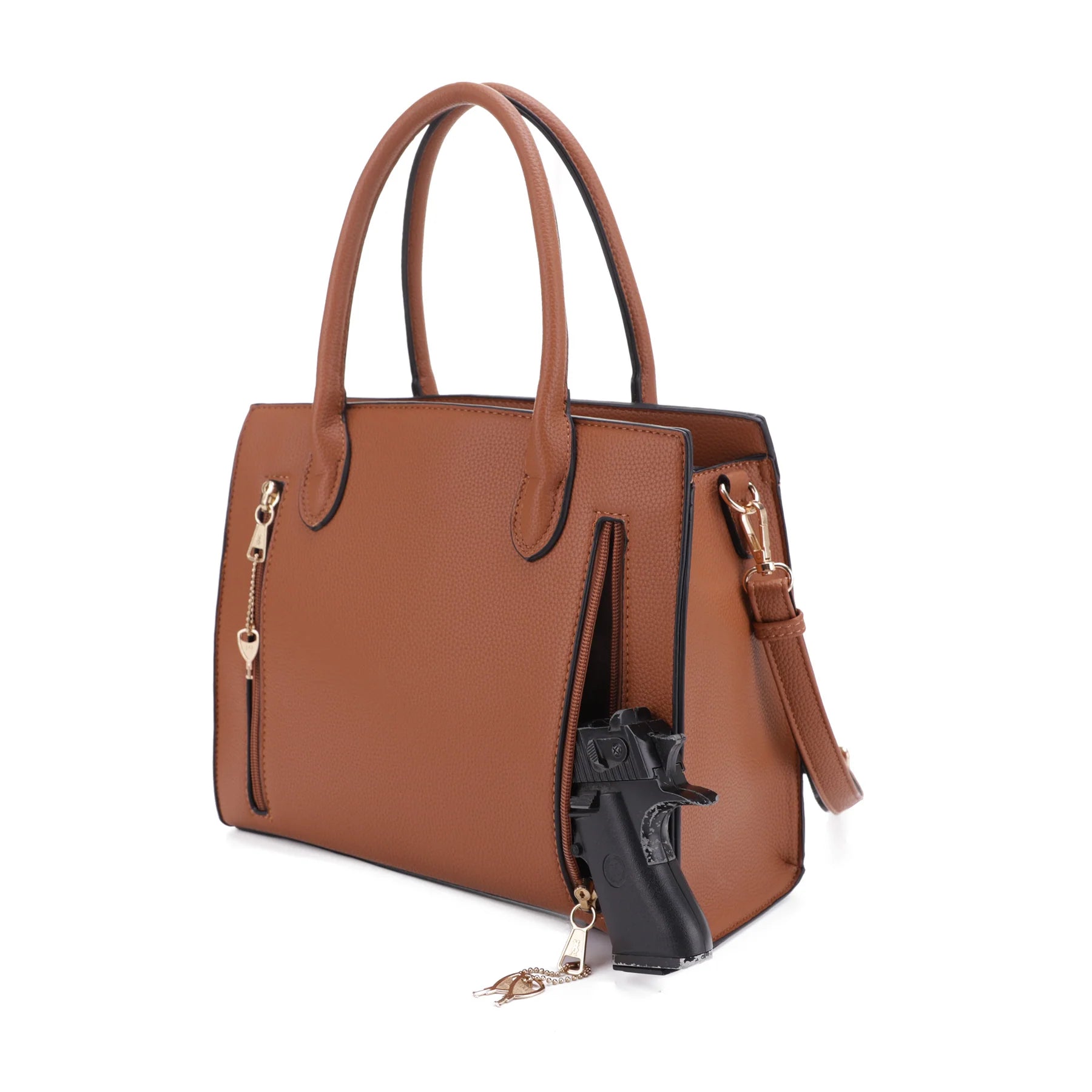 Evelyn Concealed Carry Lock & Key Satchel