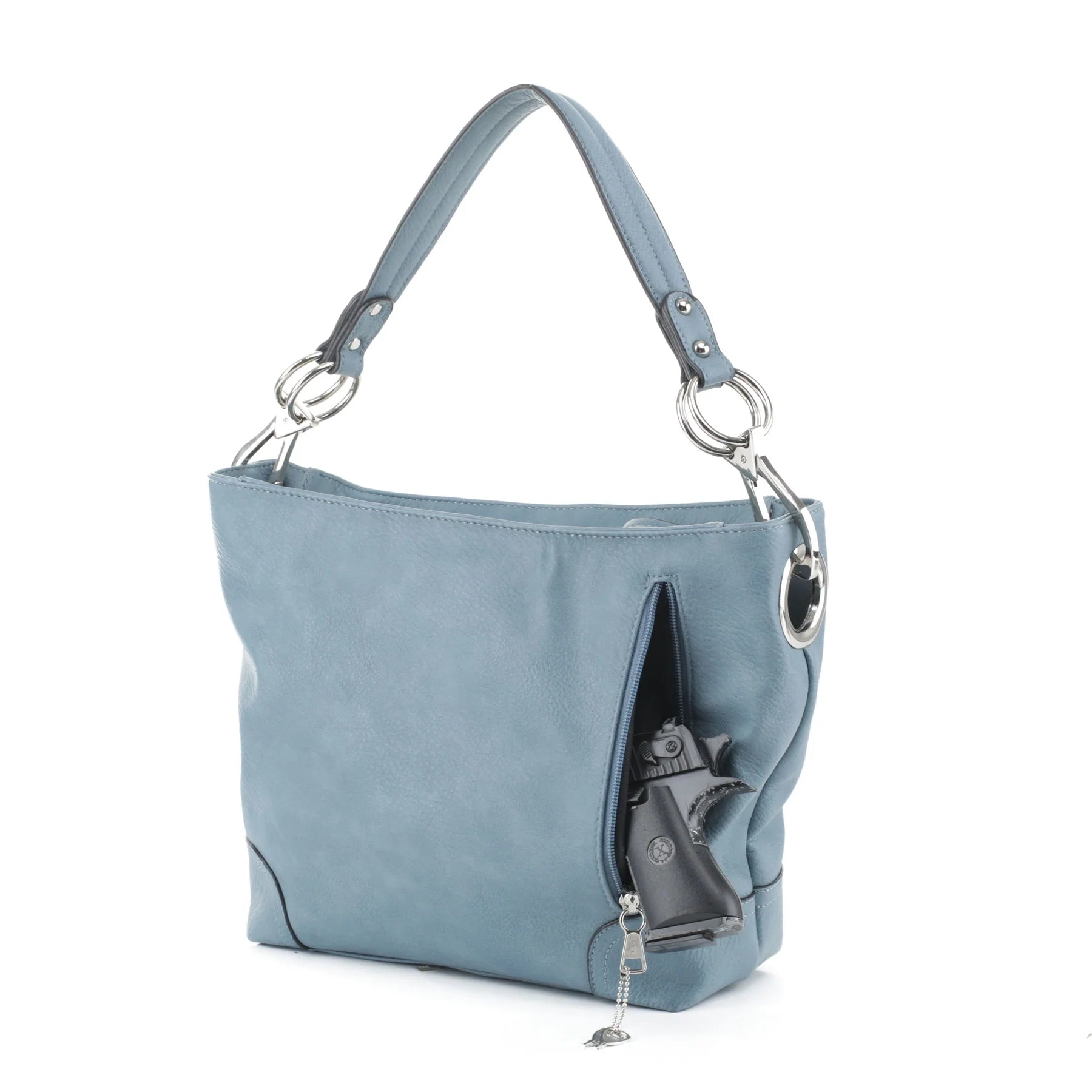 Lydia Lock and Key Hobo Shoulder Bag