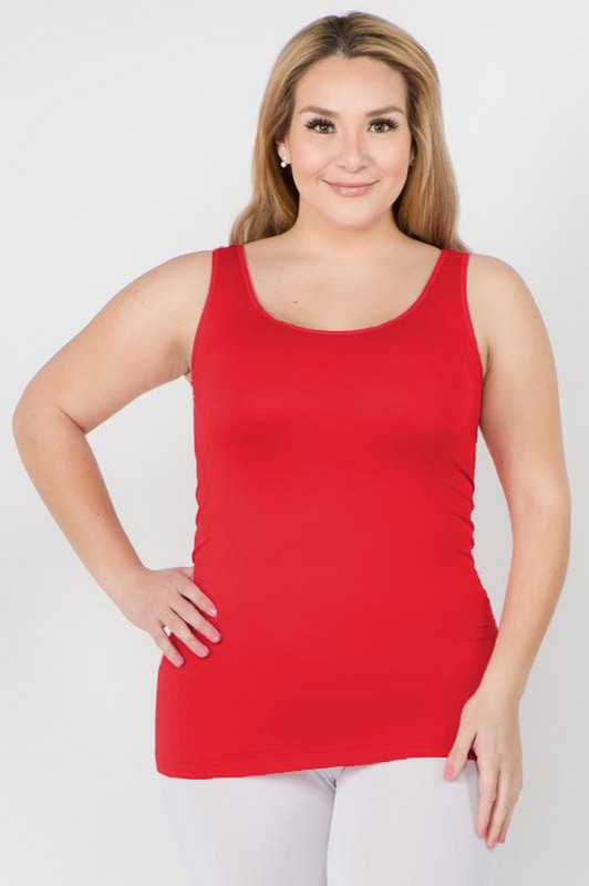 Plus Womens Seamless Tank Top