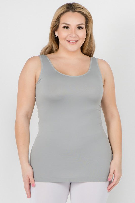 Plus Womens Seamless Tank Top