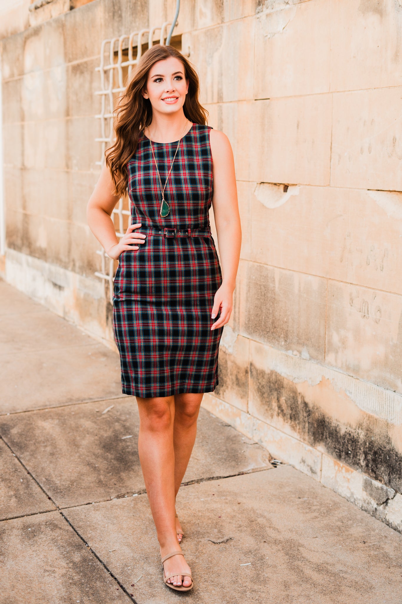 JCrew Belted Sheath Dress