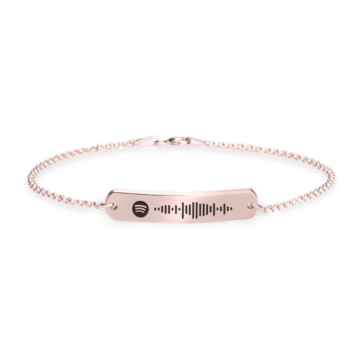 Bar Spotify Bracelet - Stirling Silver, 24k Gold or Rose Gold The Hott Mess Express - Caboose