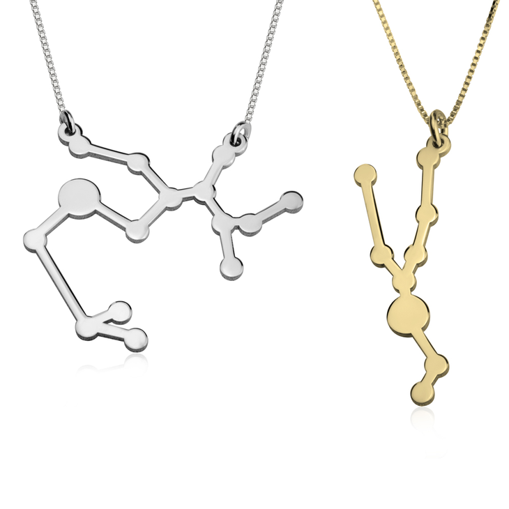 Cut Out Constellation Necklace - Stirling Silver, 24k Gold or Rose Gold The Hott Mess Express - Caboose