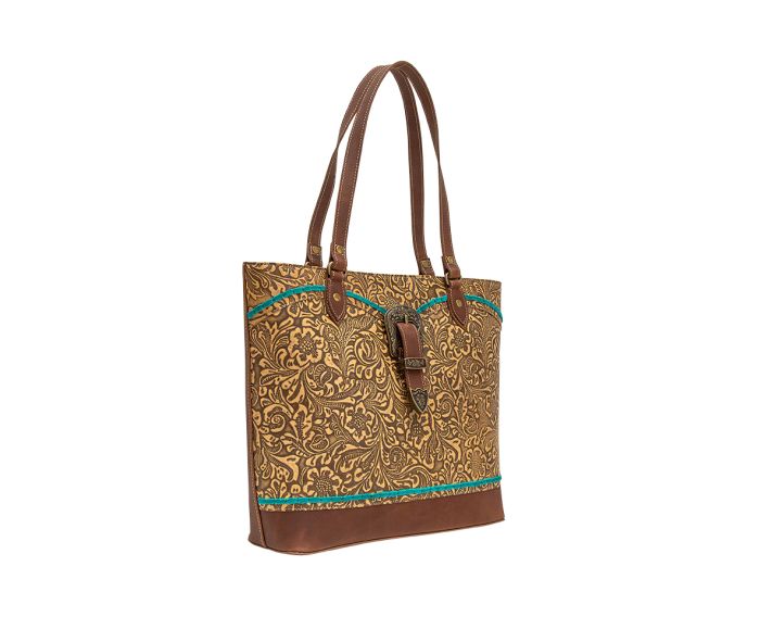 Sassy Cowgirl Leather Tote
