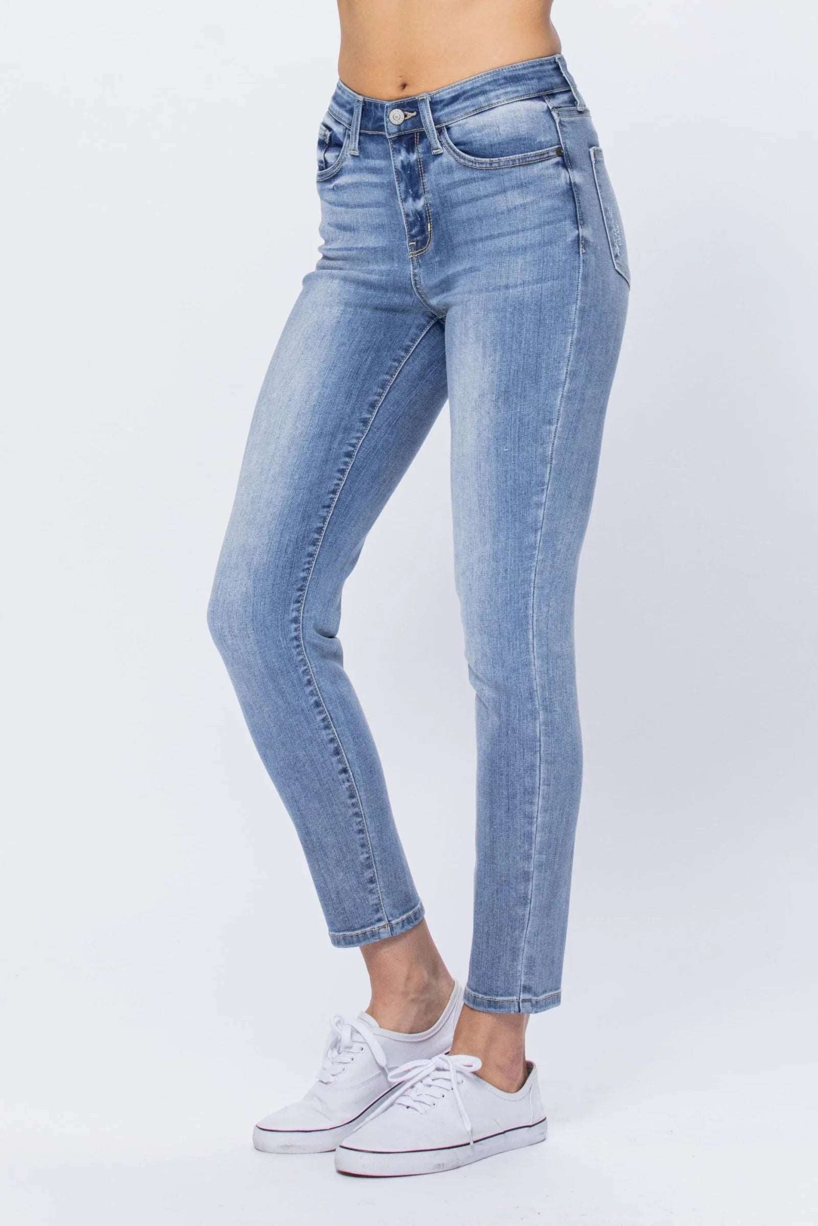 Judy Blue High Rise Relaxed Fit Plus